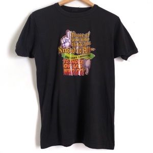 Vintage 80’s Glitter Graphic Tee Shirt Gag Gift